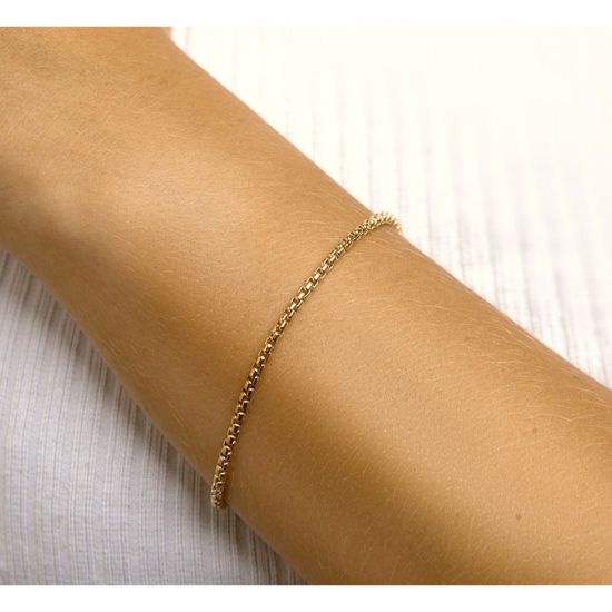 Gouden armband venetiaans bol 19cm 4023291