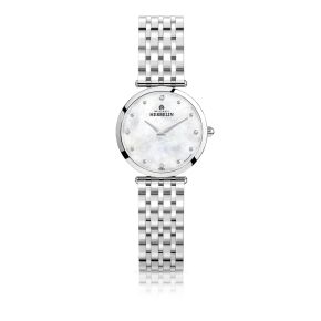 MH horloge dames staal  17116/B89