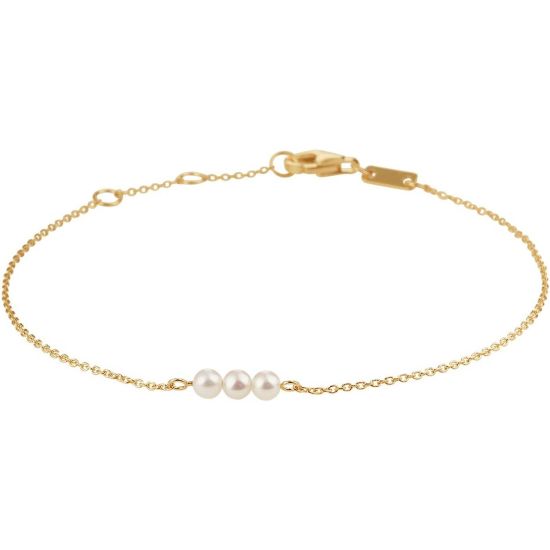 Gouden armband 3xzwp 17-18.5cm 4023348