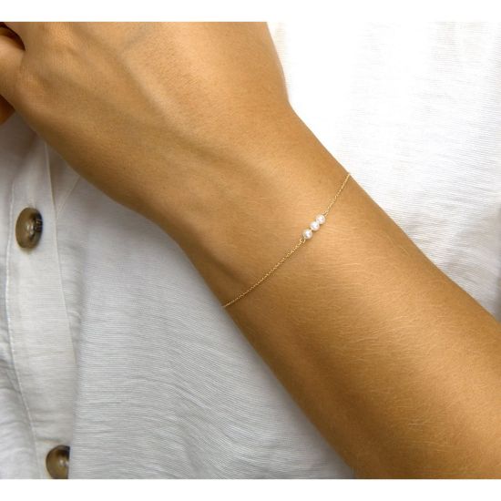 Gouden armband 3xzwp 17-18.5cm 4023348