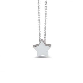 Zilveren collier ster 702S