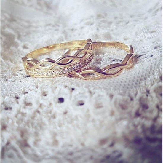 Gouden ring zirk mt56 RM126492