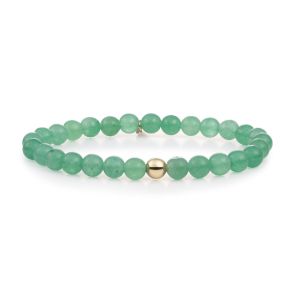 SJ armband aventurine geel verguld SBG-GEM29-ADD-6MM