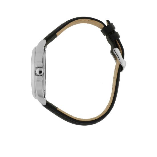 Olympic horloge heren staal/leer OL26HSL067 