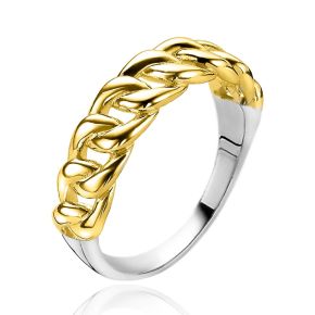 Zilver vergulde ring gourmet ZIR2225-54