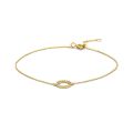 Gouden armband zirkonia 16.5-18.5cm 4023704