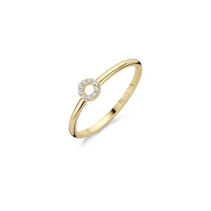 Gouden ring open circle mt 50 1217YZI/50