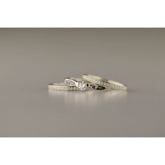 Zilveren as ring zirkonia RG043/54