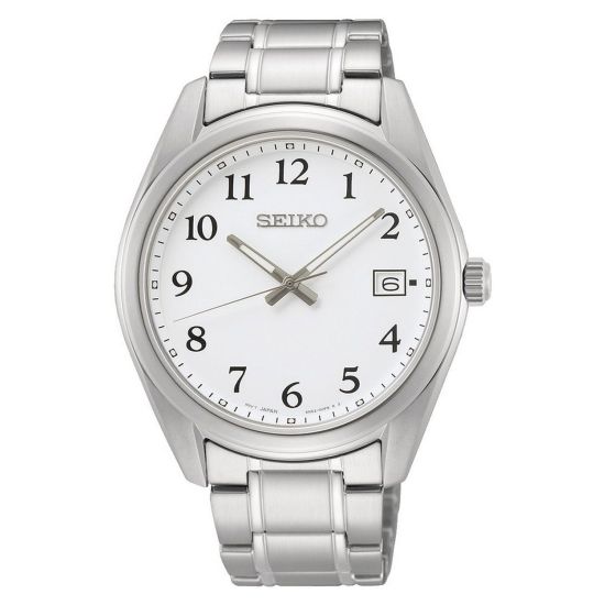 Seiko horloge heren staal SUR459P1