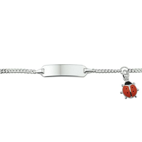 Zilveren plaat armband 11-13cm 1009994