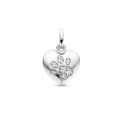 Hanger hart en hondenpoot zirkonia