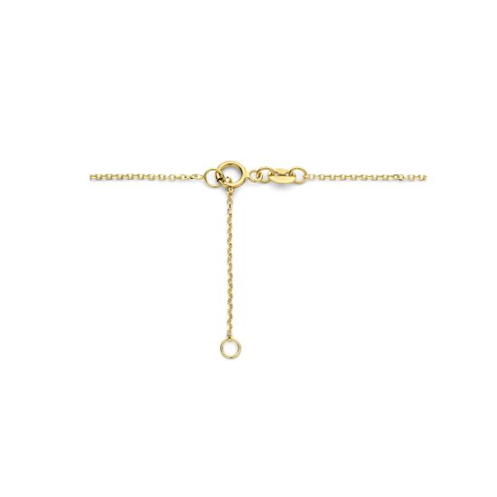 Gouden collier 1,0 mm plaat 4,0mm 42-45cm 4024806