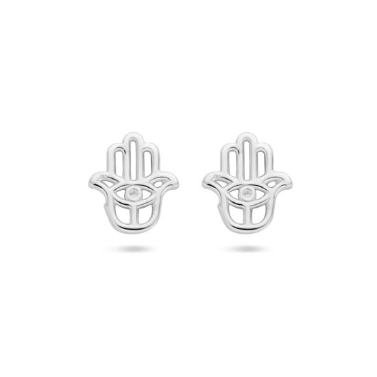 Zilveren oorstekers handje van fatima 1335904