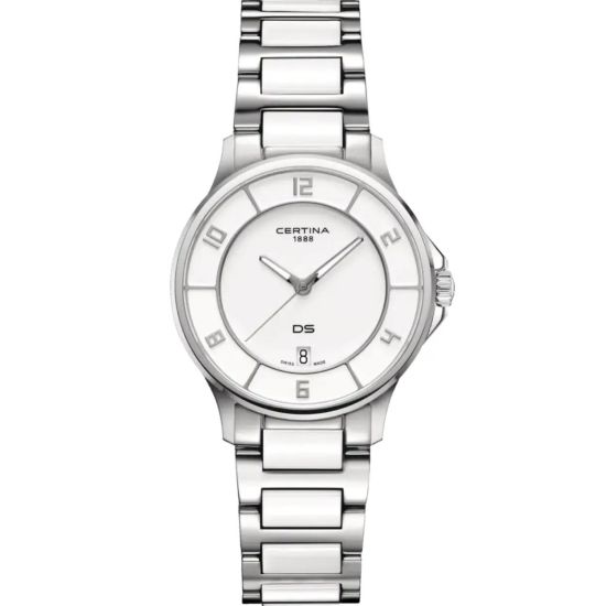Certina DS 6 horloge dames staal/ceramic C0392511101700