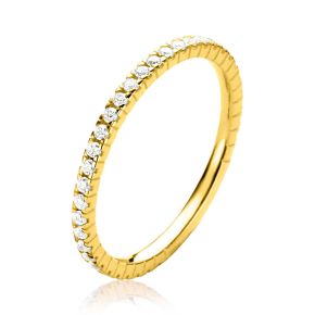 Gouden ring zirk mt 54 ZGR373-54