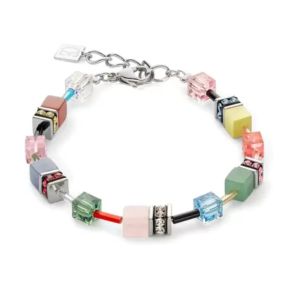 CdL armband multi color staal 4905/30-1584