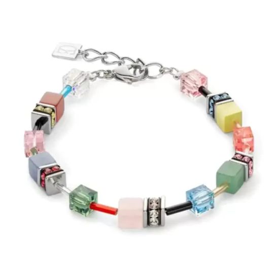 CdL armband multi color staal 4905/30-1584