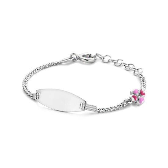Zilveren plaat armband 11-13cm 1336394
