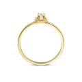 Gouden ring witte topaas mt 54 1227YWT/54