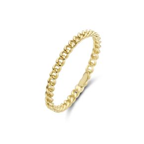 Gouden ring gourmet schakel 1229YGO/54