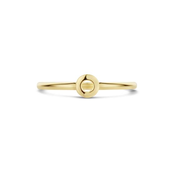 Gouden ring open circle mt 54 1233YGO/54