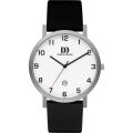 DD horloge heren staal/leer  IQ15Q1107