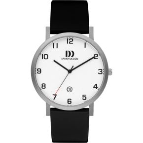 DD horloge heren staal/leer IQ15Q1107