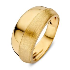 Gouden ring gg mt 56