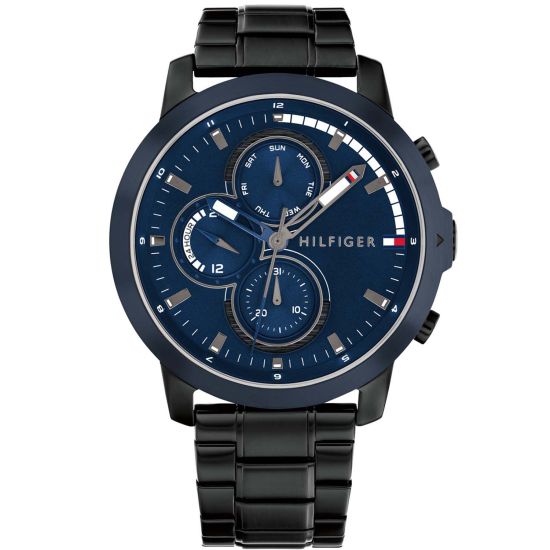 TH horloge heren staal zw pvd TH1792049