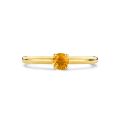 Gouden ring citrien 4mm mt17 4027533