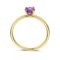 Gouden ring amethist 5mm mt17.5 4027544