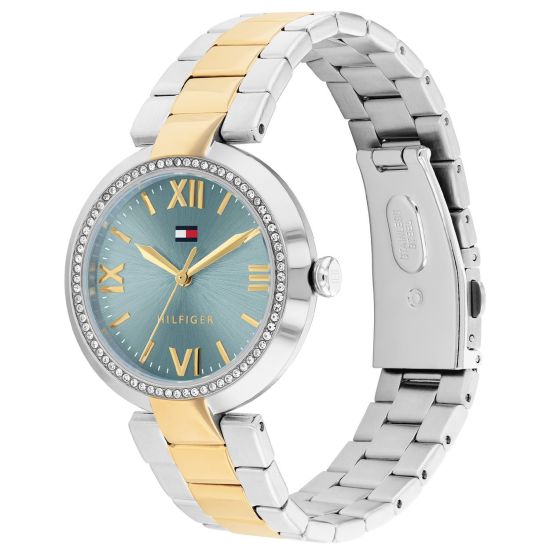 TH horloge dames staal/geel TH1782680