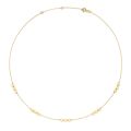 Gouden collier met discjes 45cm JKN23353