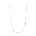 Gouden collier LOVE 37-40-42cm 4028454