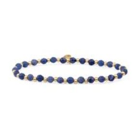 SJ armband sodalite mix geel verguld SBG-GEM20-3MM-MIX