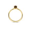 Gouden ring rookkwarts mt 54 1242YSQ/54
