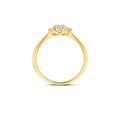Gouden ring LG 0.32 mt54