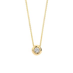 Gouden collier LG 0.15 42cm