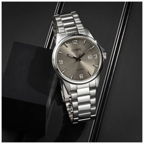 Olympic horloge heren staal OL26HSS319