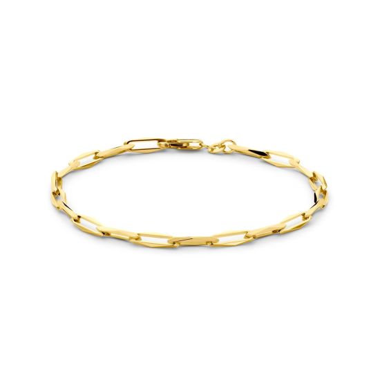 Gouden armband closed forever 4,0mm 5gr massief 18.5cm 4030502