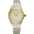 Seiko horloge dames staa/geel SUR562P1