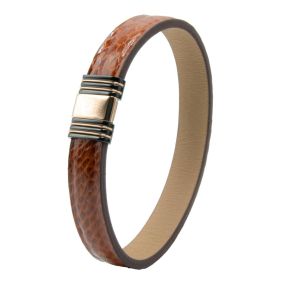 Albanu struisvogel leren armband limited edition 21cm