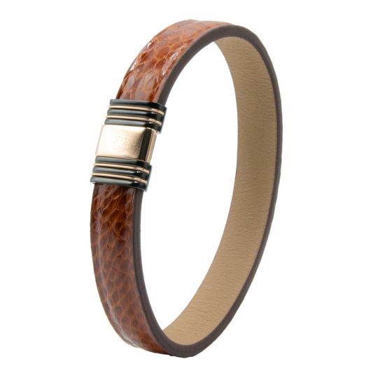 Albanu struisvogel leren armband limited edition 21cm