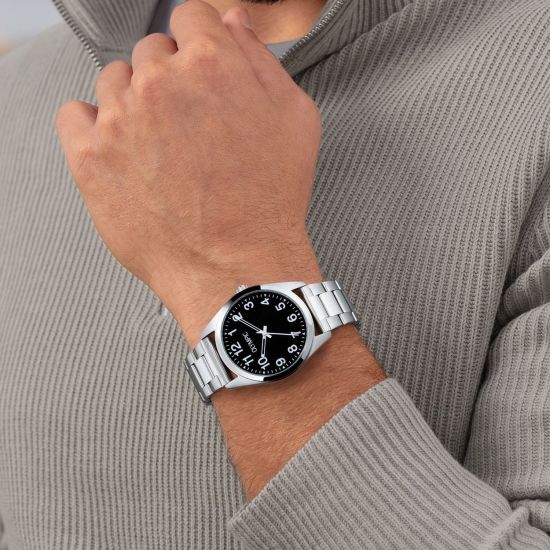 Ol horloge heren staal OL89HSS079