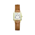 MH horloge dames staal/geel/leer 17457P01GD