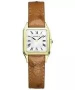 MH horloge dames staal/geel/leer 17457P01GD