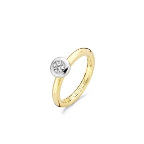 Blush gouden ring bicolor mt 56 1113BZI