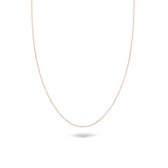 Roodgouden collier anker 3046RGO/42