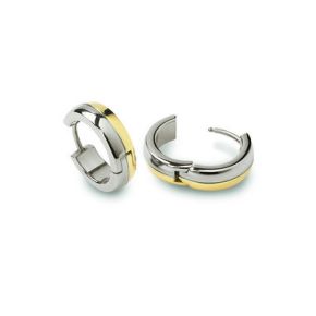 Boccia titanium oorringen bicolor 0539-07